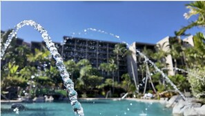 Outdoor pool - Kaanapali Shores #933, Stunning Top Floor Full Ocean View Condo (Lahaina)