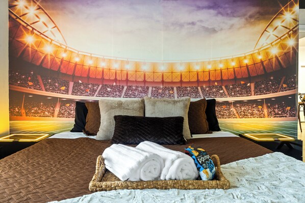 4 Schlafzimmer, Schreibtisch, Bügeleisen/Bügelbrett, Reisekinderbett