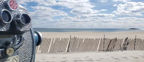 Vlak bij het strand