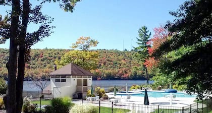 Game Room & BBQ: Waterfront Lake Harmony Condo!