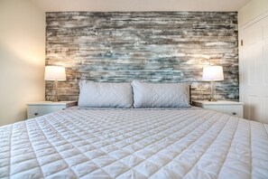 2 室のベッドルーム、アイロン / アイロン台、WiFi (無料)、ベッドシーツ