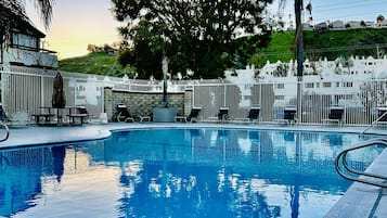 Una piscina riscaldata