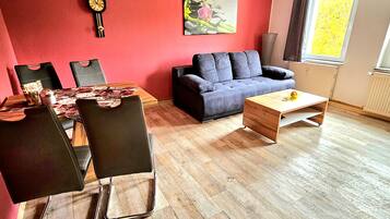 TV, DVD player, stereo