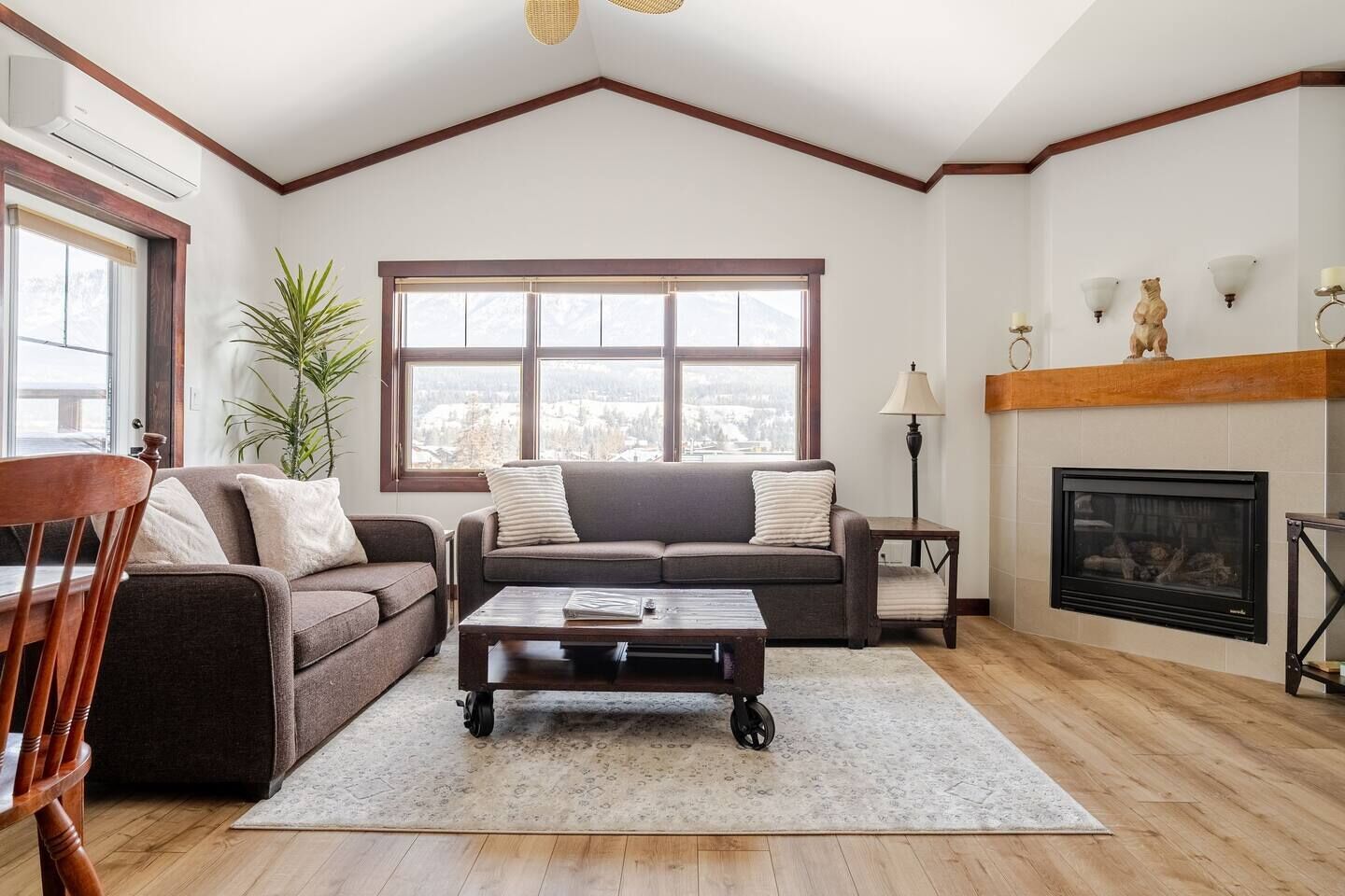 スマートテレビ、暖炉