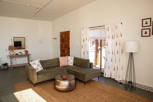 Eclectic, Art-filled Studio with Fantastic Views