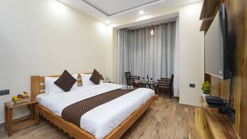 Premium bedding, pillow-top beds, free WiFi, bed sheets