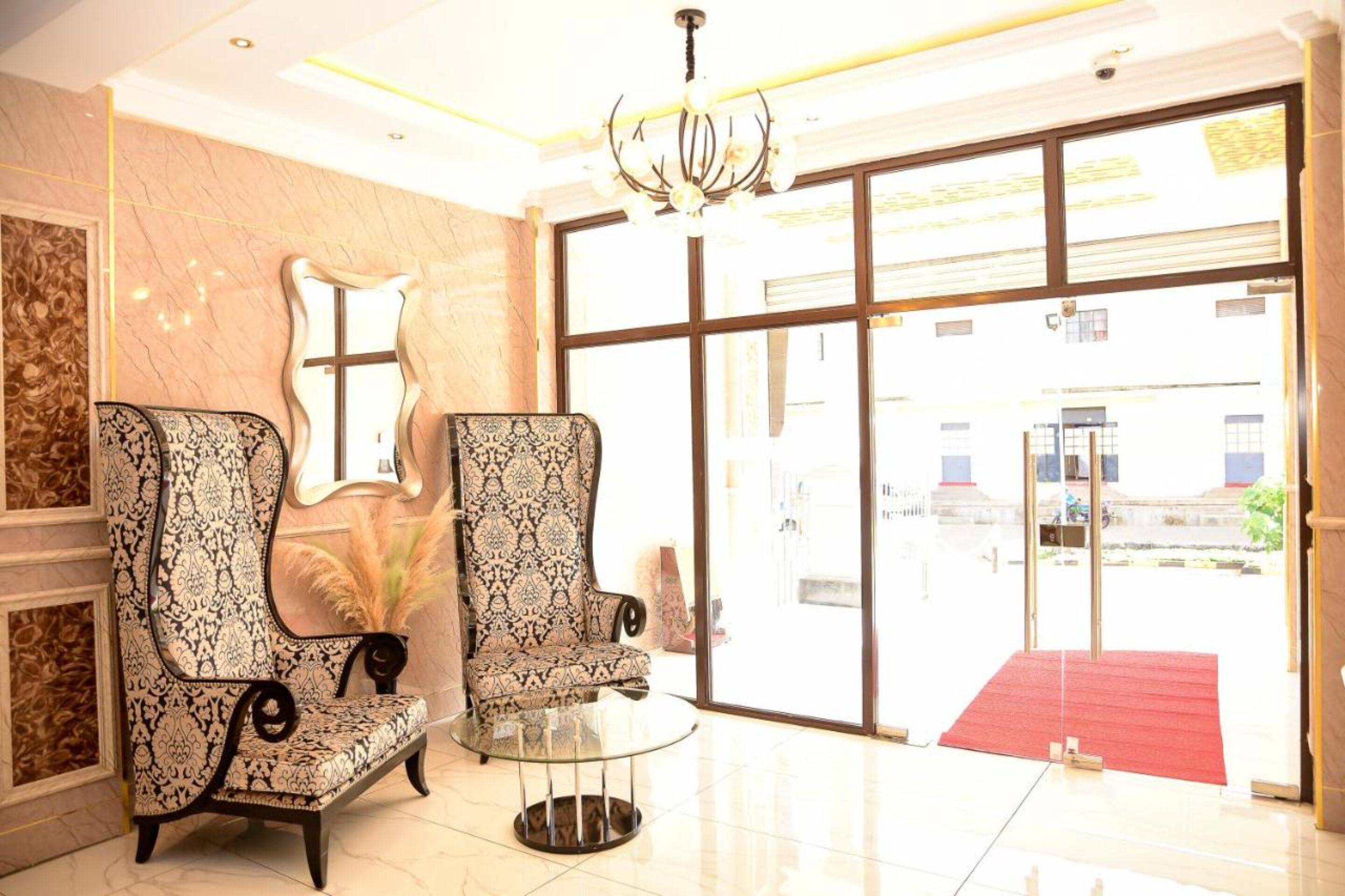 Interior entrance
