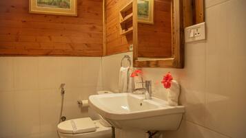 Dusche, Handtücher, Seife