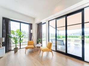 Living room - Luxury Water Villa in Harderwold With Jetty (Zeewolde)