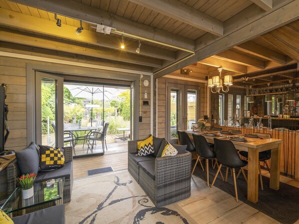 Chalet | Salle de séjour | Cheminée