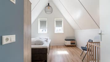 Casa | 3 dormitorios, mobiliario individual, ropa de cama