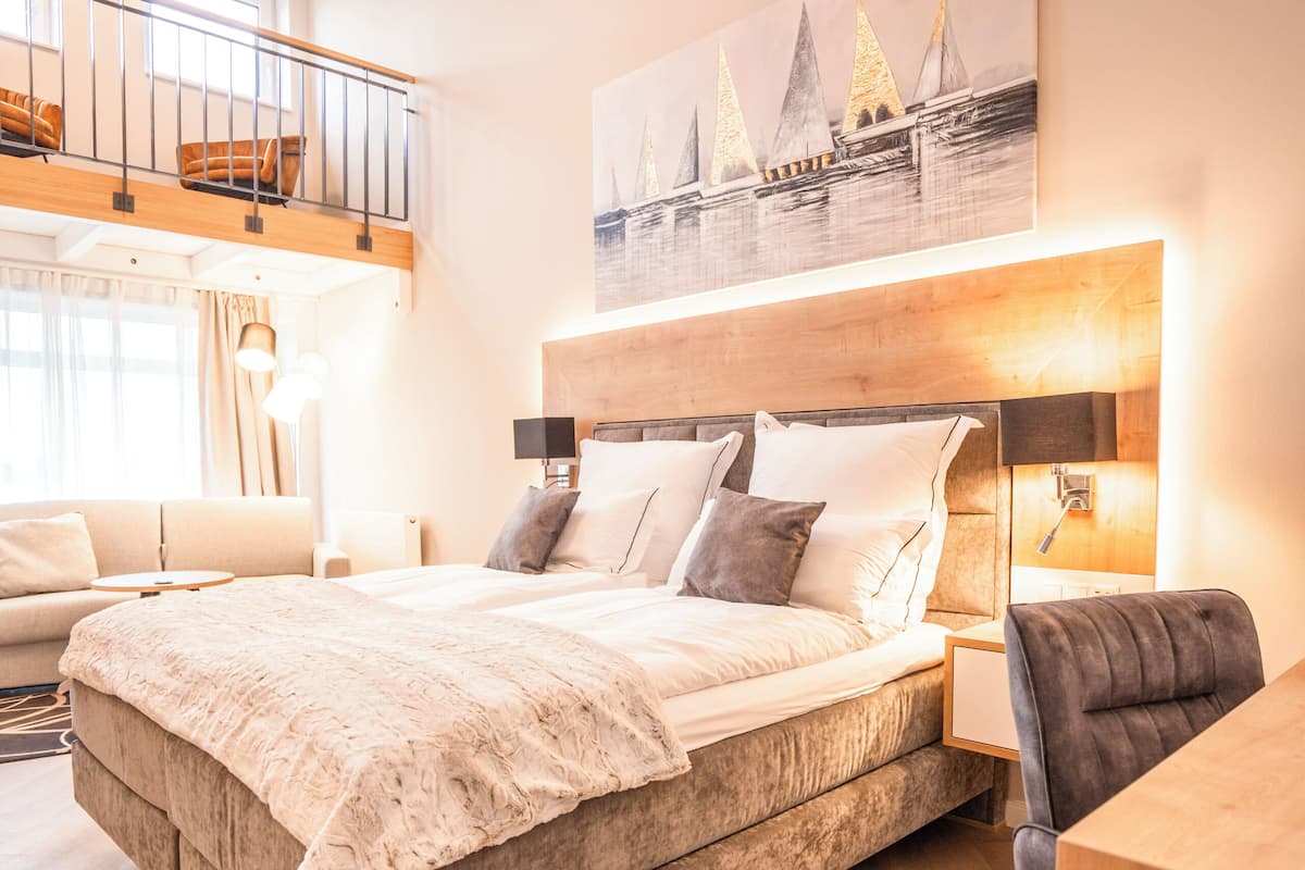 Junior tweepersoonskamer | 1 slaapkamer, luxe beddengoed, een kluis op de kamer