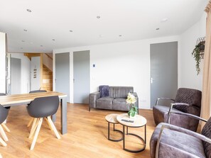 House | Living room - Holiday Home in Forested Netherlands With Terrace (Goirle)
