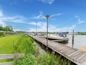 House | View from property - Relaxing Holiday Chalet by the Water in Grou (Grou)