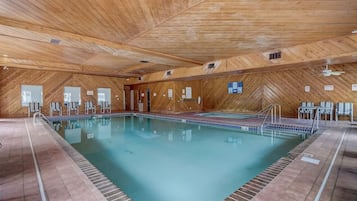 Indoor pool, a heated pool