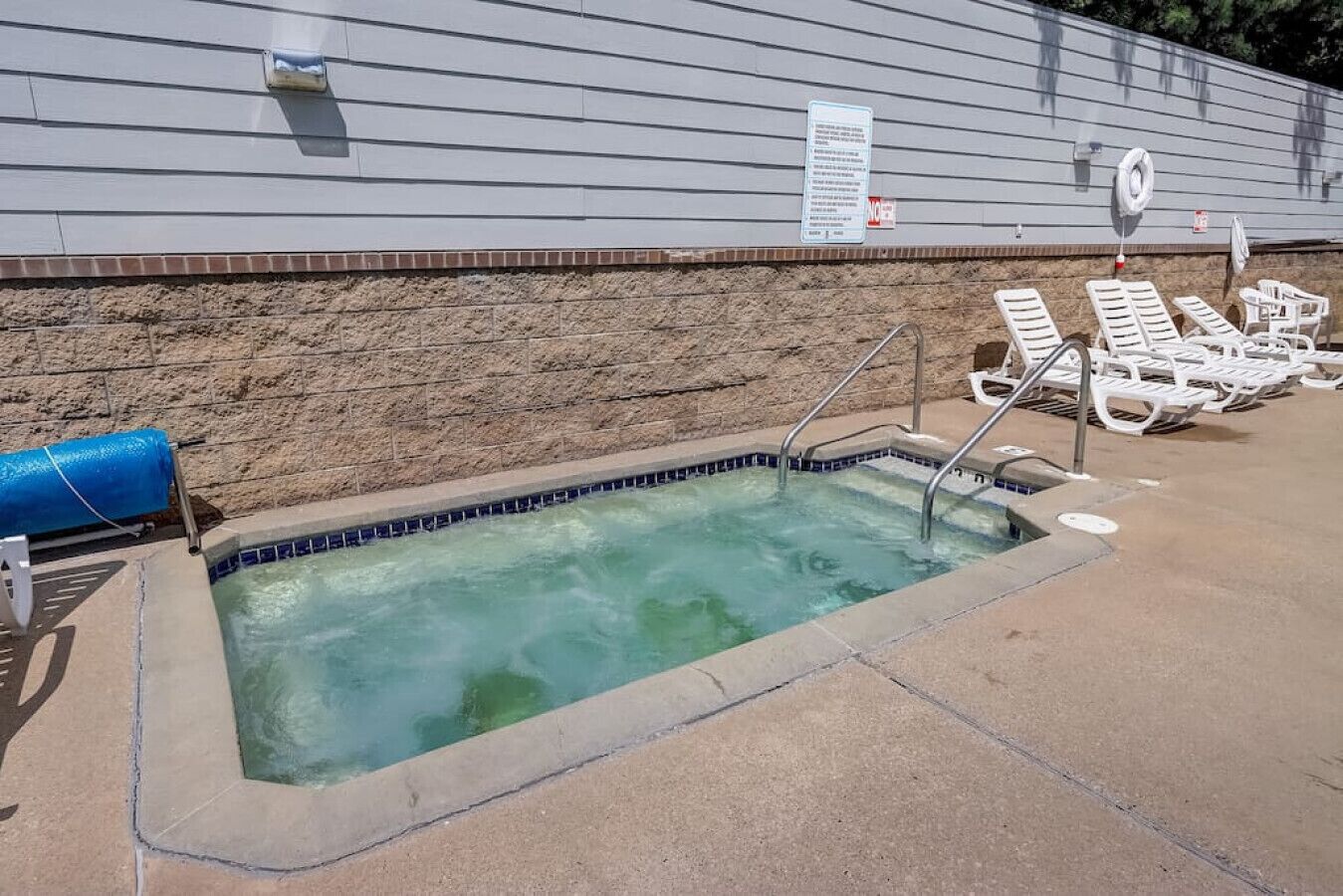 Indoor pool, a heated pool