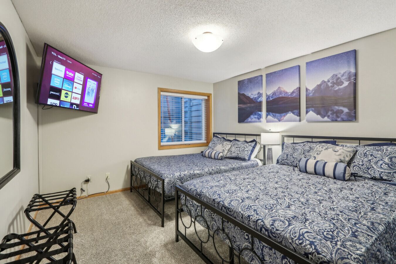 2 bedrooms, iron/ironing board, WiFi (free), bed sheets