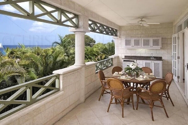 Terrace with oceanview