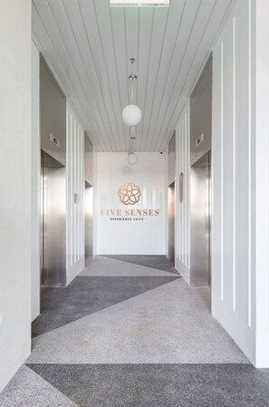 Interior entrance