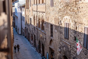 Blick von der Unterkunft