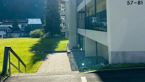 A modern building with the name 'LADINA' and address '57-81'. - Nr.58 Haus Ladina by Interhome (Lenzerheide)