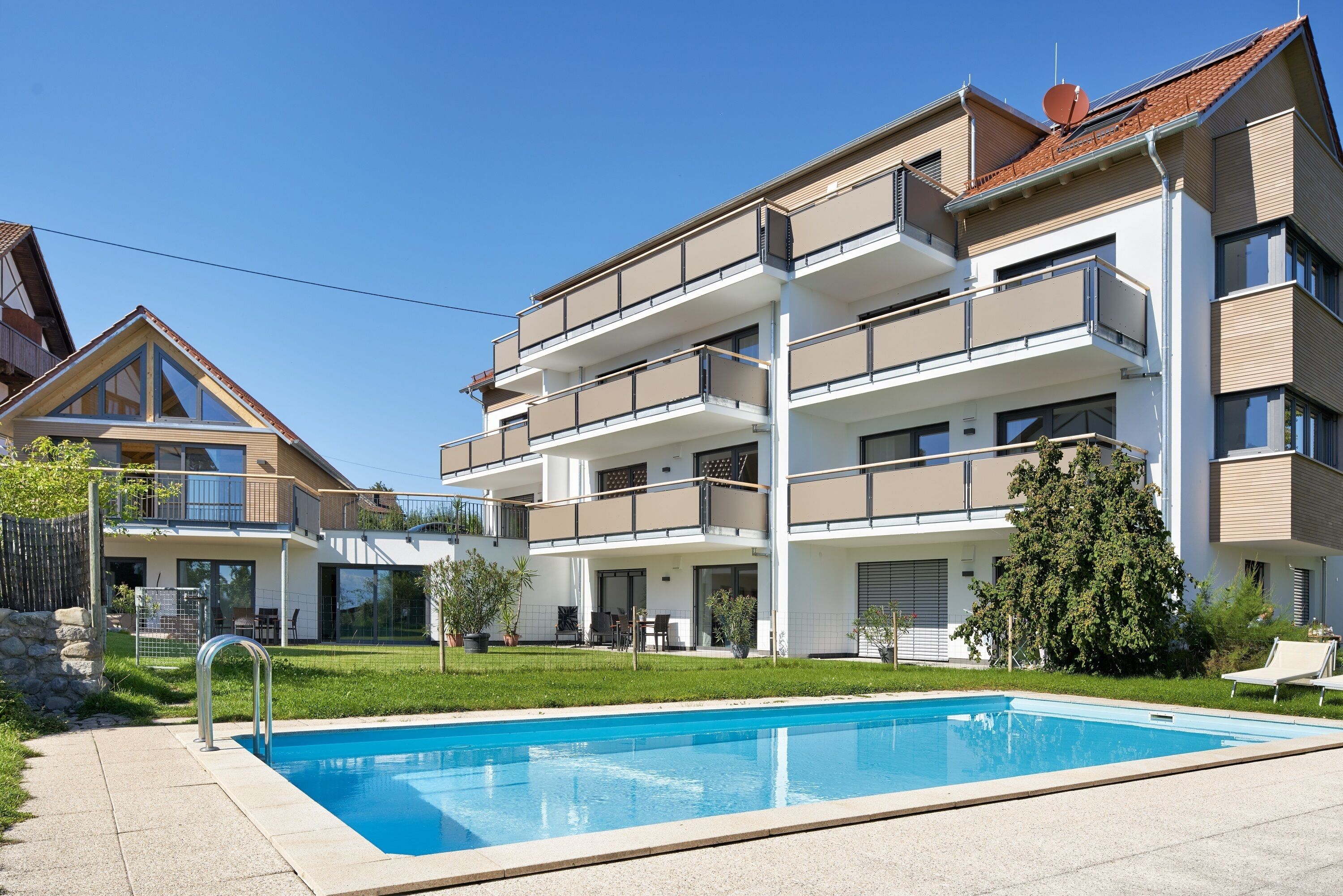 Newly built, modern 3-room luxury apartment near Lake Constance