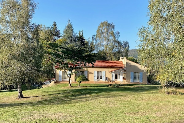 Vue de la villa face Sud