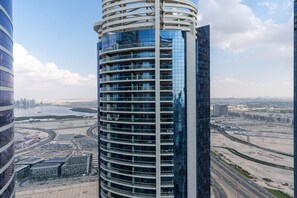Grand Apartment, 2 Bedrooms, Kitchen, Pool View | View from room - GLOBALSTAY. DAMAC Tower Paramount  (Dubai)