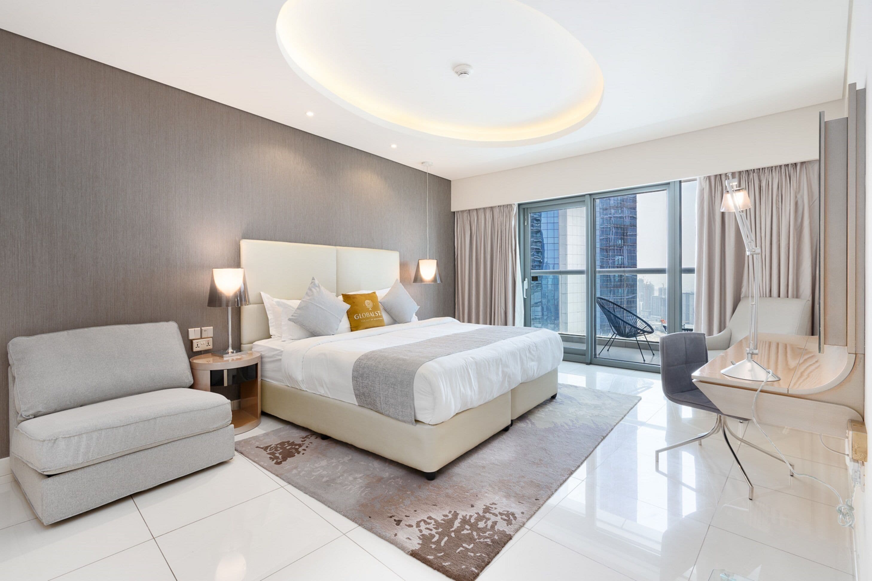 Elite Apartment, 1 Bedroom, Kitchen, Pool View