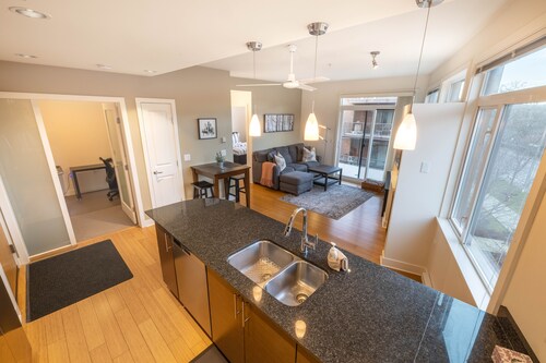 Mt. Tolmie View-Spacious, Bright NE Facing Two Bedroom Condo with Den by Victoria Prime!