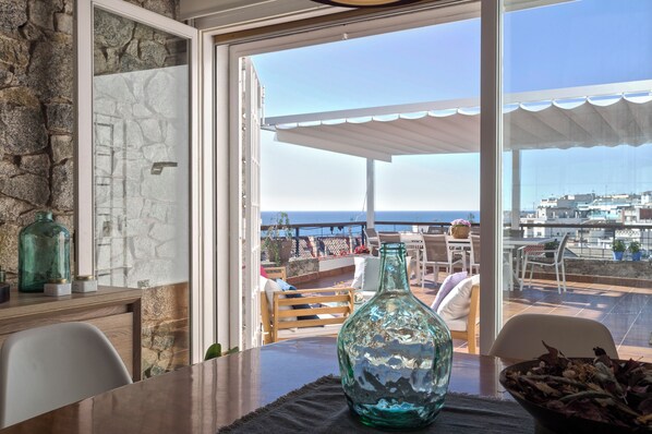 Dining - Spectacular Mediterranean house with sea views. Barcelona (Sant Pol de Mar)