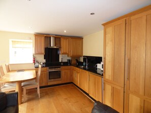 Cottage | Private kitchen | Fridge, microwave, oven, stovetop - Shieling Cottage at Lovelady Shield (Alston)