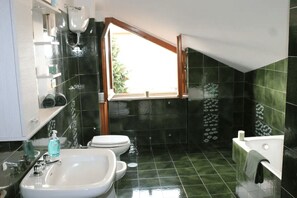Shower, free toiletries, hair dryer, bathrobes - Comfortable apartment in nature (FREE PARKING)-just a stone's throw from the park (Castel di Leva)