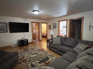 Fireplace - Beautiful Four Bedroom Taylor River Cabin with Private Hot Tub (Almont)