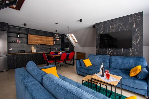 Ferienhaus | Wohnzimmer