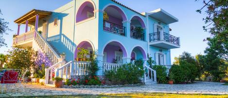 Façade de l’hébergement