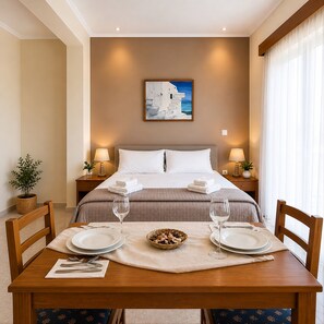 Studio | Pillowtop beds, in-room safe, laptop workspace, blackout drapes - VILLA JOANNA (Zakynthos)
