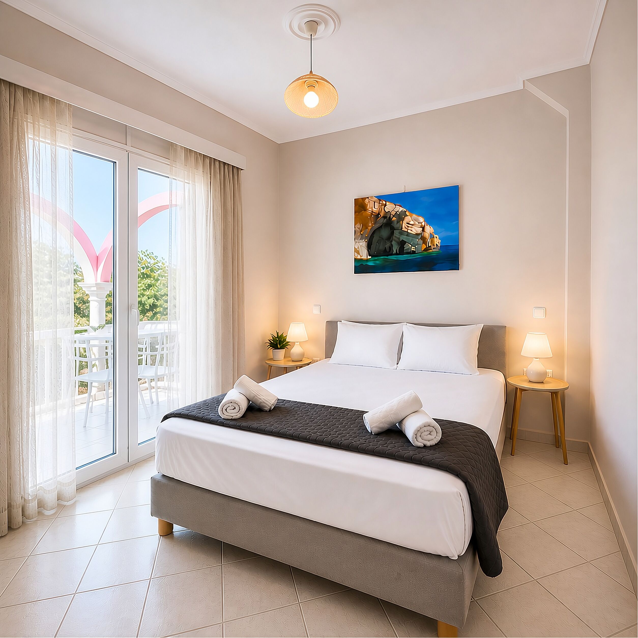 In-room safe, laptop workspace, blackout curtains, travel cot