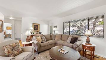 Smart TV, fireplace, video games