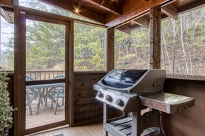 Ferienhütte, 2 Schlafzimmer | Grill-/Picknickplatz