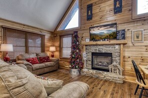 Ferienhütte, 2 Schlafzimmer | Wohnzimmer