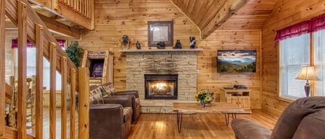Cabin, 2 Bedrooms | Interior