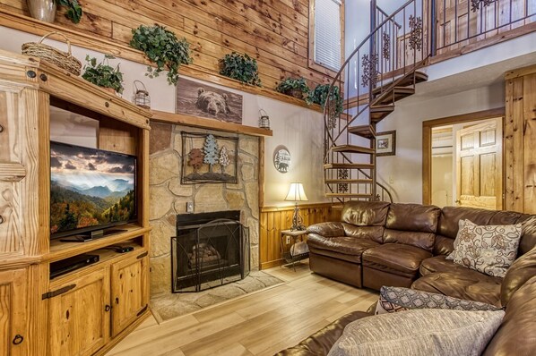 Cabaña, 3 habitaciones | Interior