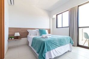 Apartamento standard | 1 quarto, cofres nos quartos, Wi-Fi de cortesia