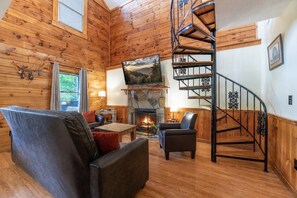 Cabana, 3 quartos | Área de estar