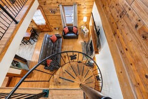 Cabana, 3 quartos | Área de estar