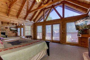 Cabin, 1 Bedroom | 1 bedroom - Er16 - Mountain Blessing Great Location - Close To Town! 1 Bedroom Cabin by RedAwning (Pigeon Forge)