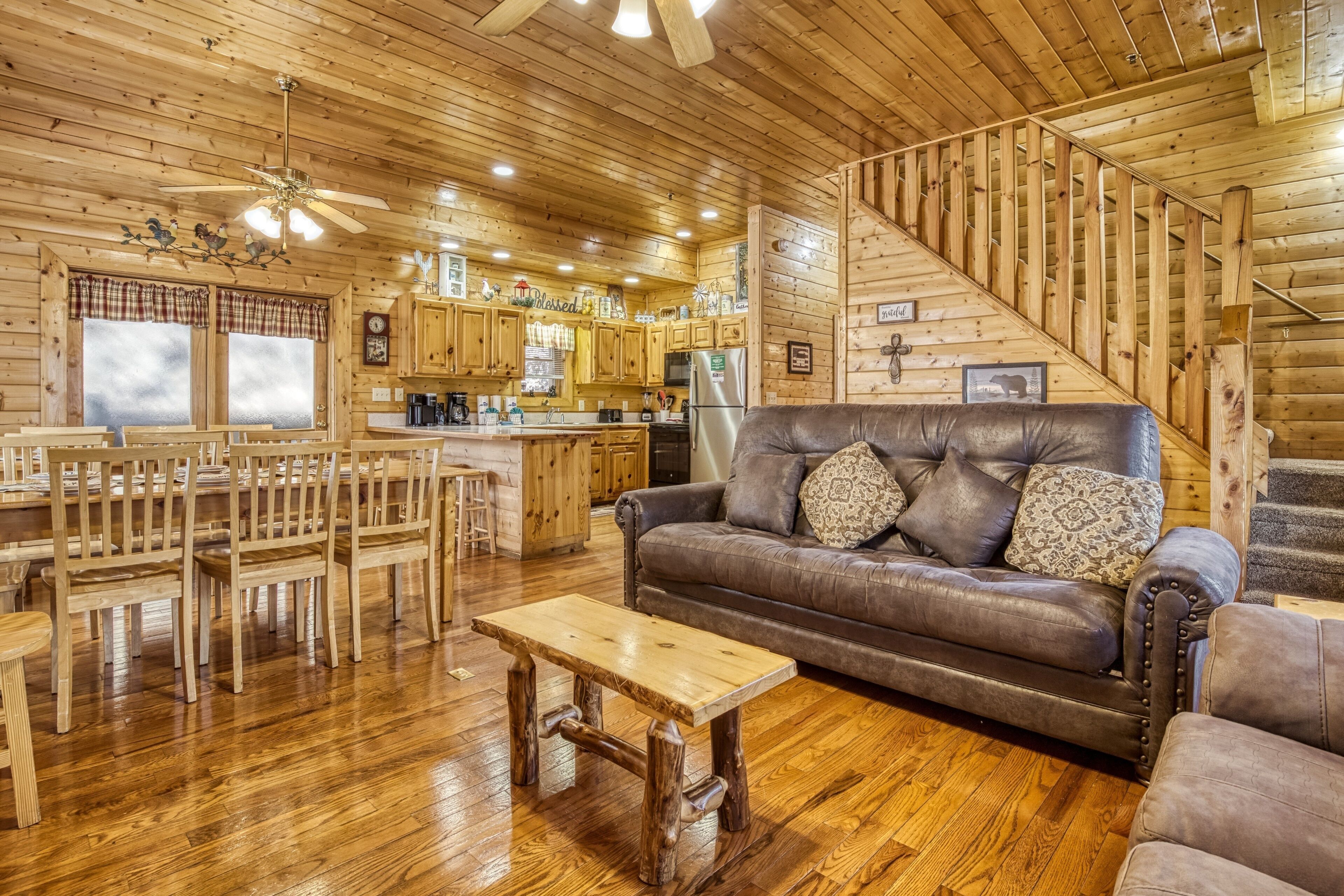 Hytte - flere soveværelser | Opholdsområde