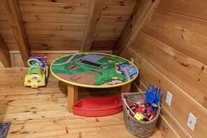 Cabin, 2 Bedrooms | Children’s play area – indoor - Liam's Retreat - 2 Bedroom with GameRoom just minutes away from Pigeon Forge 2 Cabin by RedAwning (Sevierville)