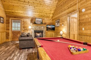 Cabin, 4 Bedrooms | Games room - Er 229 Brief Escape - Great Location Close to Town - 4 BR Cabin by RedAwning (Pigeon Forge)